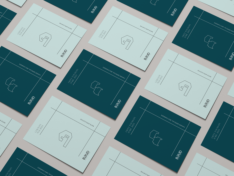 Baud Architects — Flyer mockup