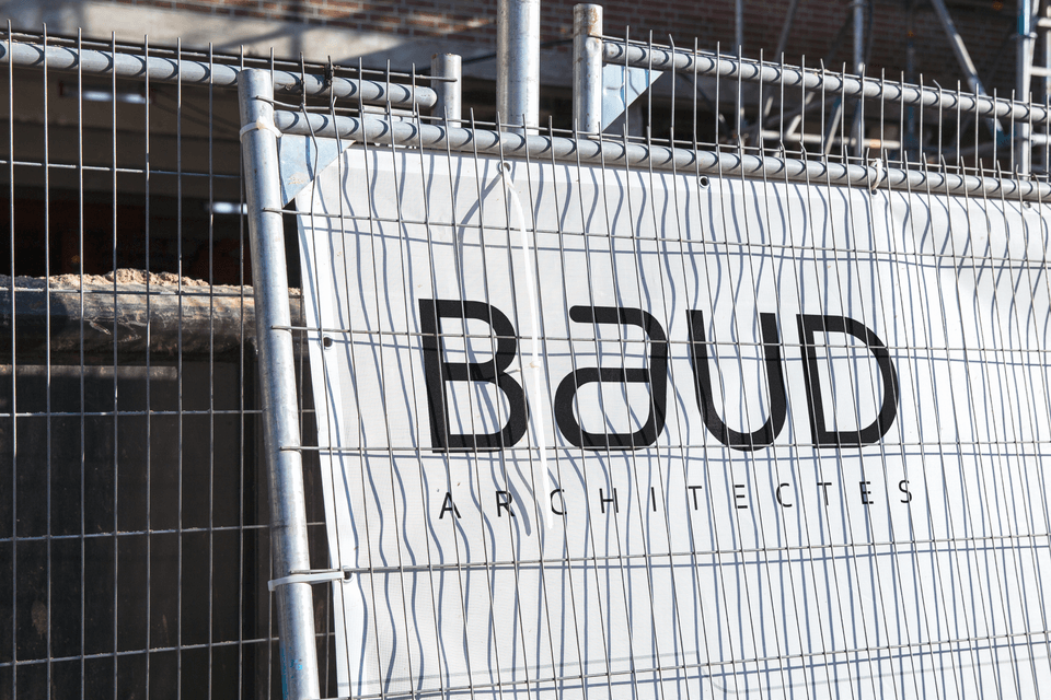 Baud Architects — Construction fence